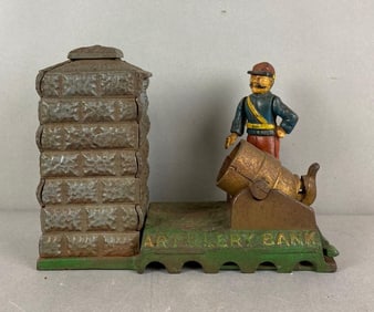 Reproduced Cast Iron Artillery Bank