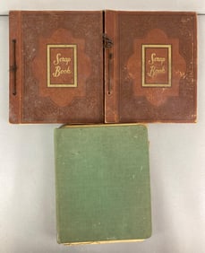 Group of 3 Scrapbooks