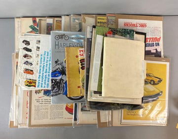 Large Group of Automobile Ephemera and More