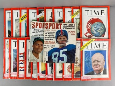 Group of 21 Time Magazines and More