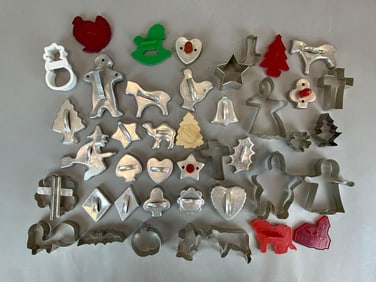 Group of Assorted Cookie Cutters