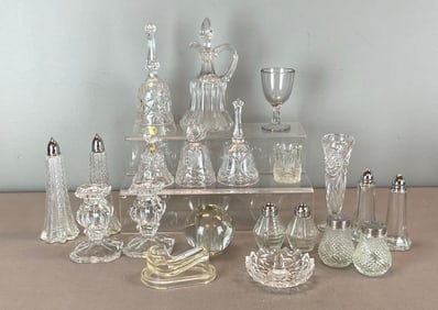 Group of Glass and Crystal Items