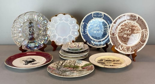 Group of Assorted Plates