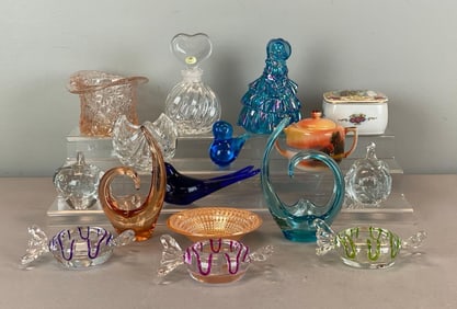 Group of Assorted Glass Items