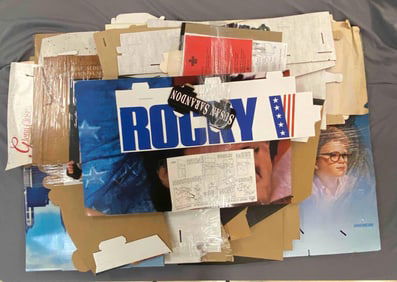 Group of Assorted Movie Cardboard Advertising Standups