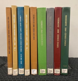 Group of Census Record Books