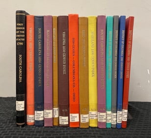 Group of Census Record Books