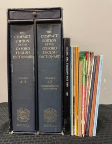 Group of Books, Maps, and More