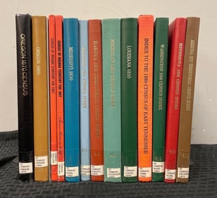 Group of Census Hardcover Books