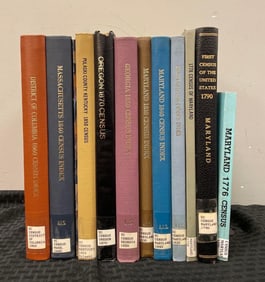 Group of Census Hardcover Books