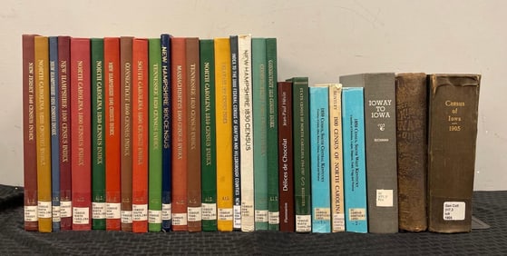 Group of Census Hardcover Books and More