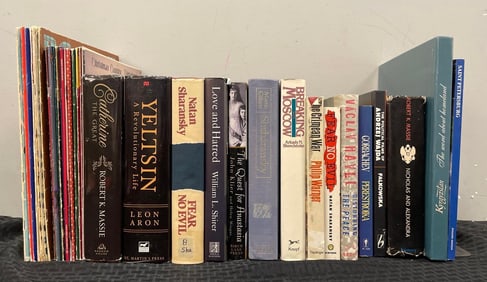 Group of Russian Biography Books and More