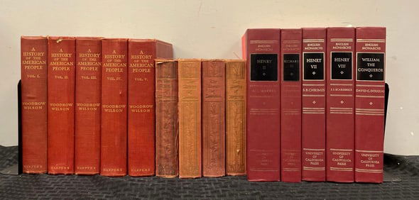 Group of Vintage History Hardcover Books