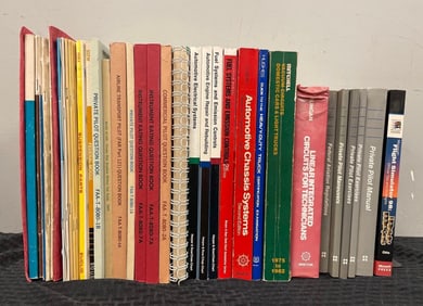 Group of Pilot Manuals and More