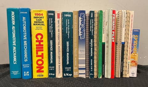 Group of Automotive Manuals and More