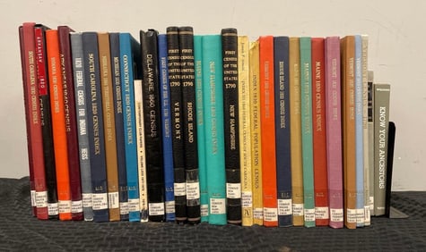 Group of Census Hardcover Books