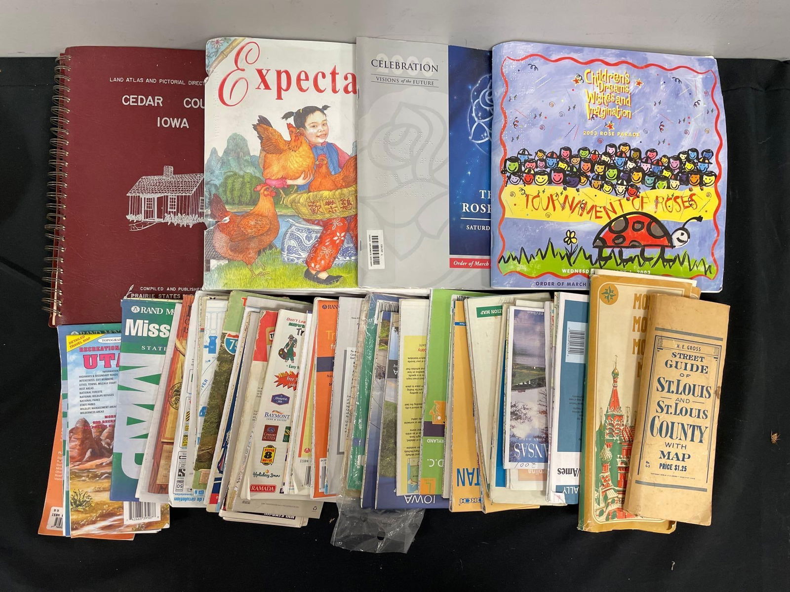 Group of State Road Maps and More (1 of 3)