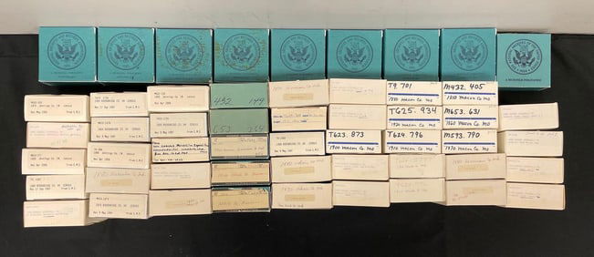 Group of Census Microfilms