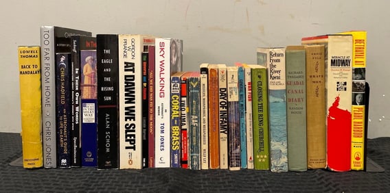 Group of Military Books and More