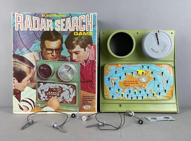 Vintage Ideal Electronic Radar Search Game