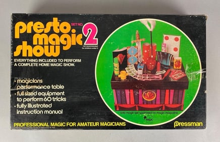1975 Pressman Presto Magic Show Set No. 2