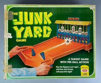 1975 Ideal The Junk Yard Pin Ball Target Game