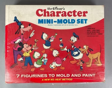 1966 Walt Disney Character Mini-Mold Set