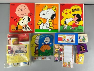 Group of Assorted Peanuts Items