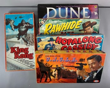 Group of 5 Vintage Board Games