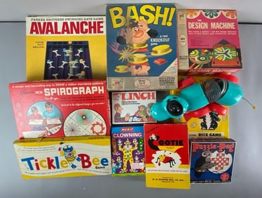 Group of Assorted Board Games and More