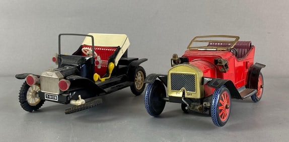 Group of 2 Ford Model T Tim Toys Cars