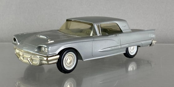 1960 Pontiac Thunderbird Silver Dealership Promotional Car