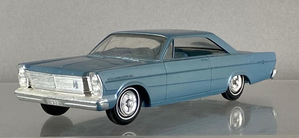 1965 Ford Galaxie 500 XL Silver Blue Dealership Promotional Car