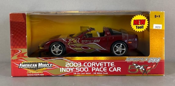 ERTL American Muscle 2003 Chevy Corvette Indy 500 Pace Car