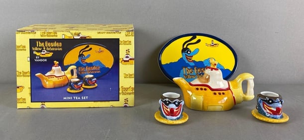 Vandor The Beatles Yellow Submarine Porcelain Mini Tea Set