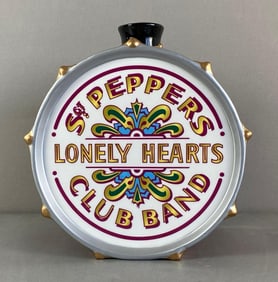 Vandor The Beatles LE Sgt. Peppers Drum Porcelain Cookie Jar