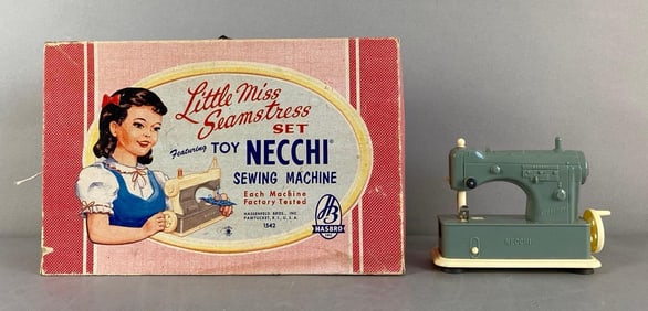 Hasbro Necchi Little Miss Seamstress Toy Sewing Machine