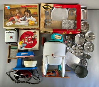 Group of Miniature Cookeware Items and More