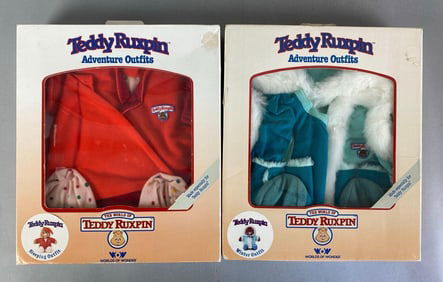 Group of 2 WOW Teddy Ruxpin Adventure Outfits
