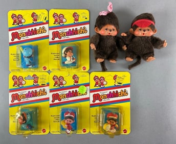 Group of Monchhichi Dolls