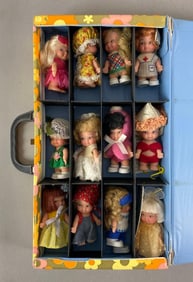 Mattel Liddle Kiddles Collectors Case with Dolls
