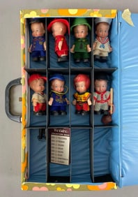 Mattel Liddle Kiddles Collectors Case with Dolls
