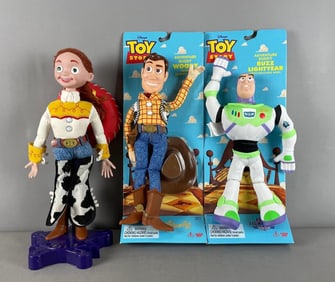 Group of Think Way Disney Toy Story Plush Figures