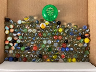 Group of 175+ Cats Eye Marbles and More