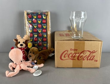 Group of Coca-Cola Advertising Items