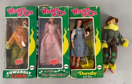 Group of Vintage Mego Wizard of Oz Figures