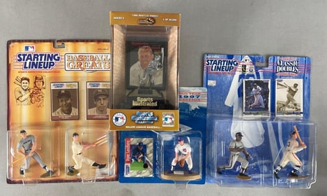 Group of Starting Lineup Baseball Figures and More
