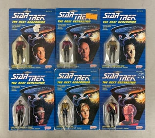 Group of Galoob Star Trek TNG Action Figures