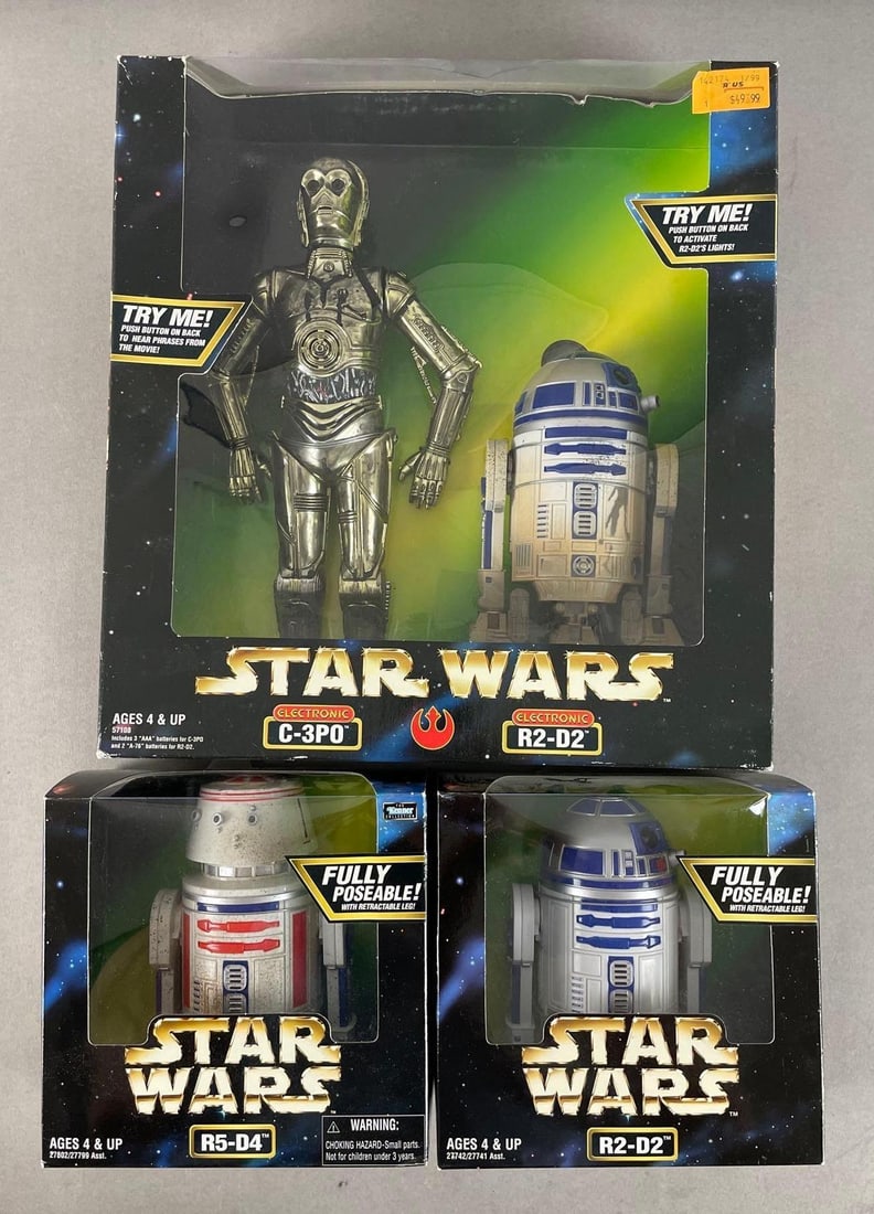 Group of Kenner Star Wars Action Collection Action Figures: Sealed original packaging