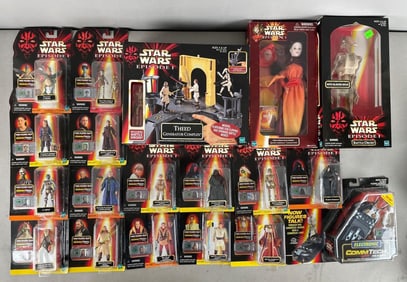 Group of Hasbro Star Wars Episode I Action Figures